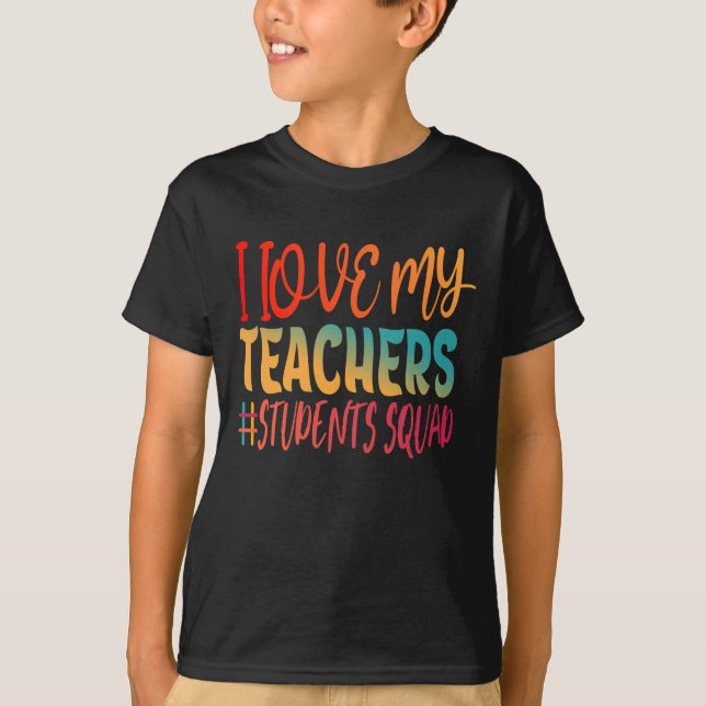 CAMISETA EU AMO MEUS PROFESSORES. (Frente)