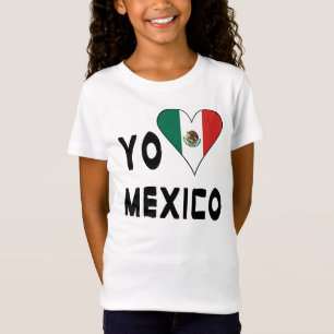Camiseta Eu Amo México 