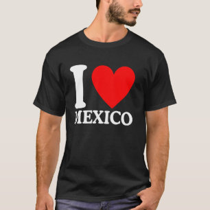 Camiseta Eu Amo México Eu ❤️ México