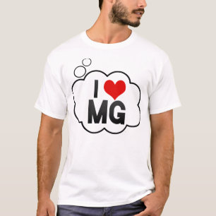 Camiseta Eu amo MG
