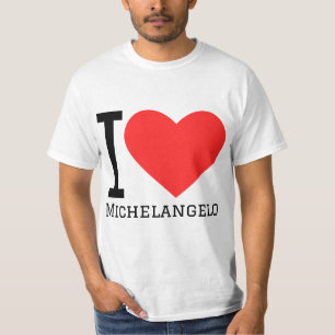 Camiseta Eu amo Michelangelo