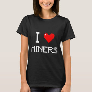 Camiseta Eu Amo Mineiros Fun Miner Mineiro Gamer 