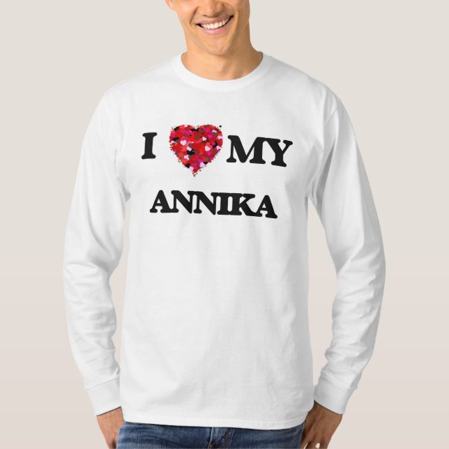 Camiseta Eu amo minha Annika (Frente)