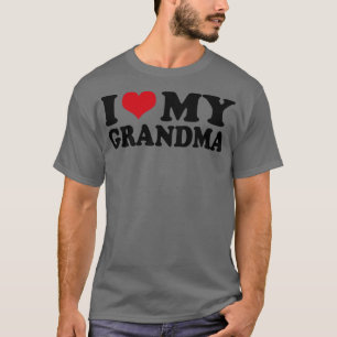 Camiseta Eu Amo Minha Avó Avó