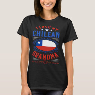 Camiseta Eu amo minha avó chilena