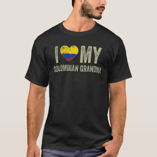 Camiseta Eu Amo Minha Avó Colombiana Família H