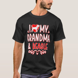 Camiseta Eu Amo Minha Avó E Beagle