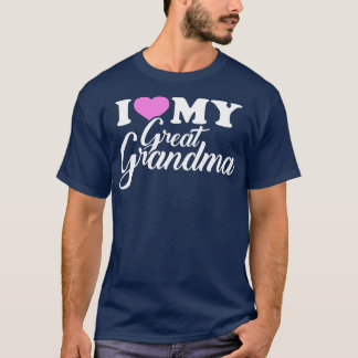 Camiseta Eu amo minha avó excelente
