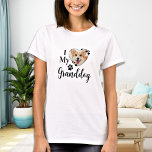 Camiseta Eu Amo Minha Avó Foto Personalizada De Pet Da Avó<br><div class="desc">Eu Amo O Meu Avô! ... Surpreenda sua vovó de cachorro favorita neste Dia de os pais, Natal ou aniversário dela com esta super fofinha camiseta personalizada. Dê o presente perfeito aos seus pais e aos avós de seus cachorros com esta camisa engraçada de amante de cachorro! "I Love My...</div>