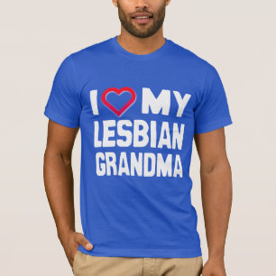 CAMISETA EU AMO MINHA AVÓ LESBIANA -