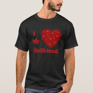 Camiseta Eu Amo Minha Bae Namorada Personalizada