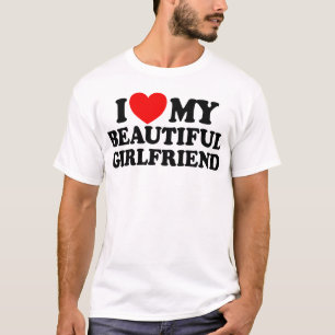 Camiseta Eu Amo Minha Bela Namorada
