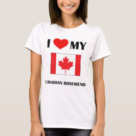 Camiseta Eu amo minha boneca canadense das senhoras do