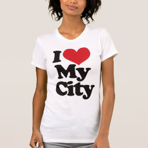 Camiseta Eu amo minha cidade