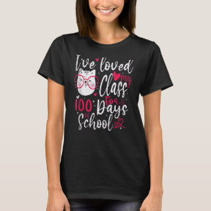 Camiseta Eu Amo Minha Classe Por 100 Dias De Escola Mais In