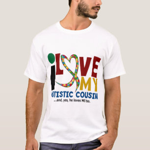 Camiseta Eu amo minha CONSCIÊNCIA autística do AUTISMO do