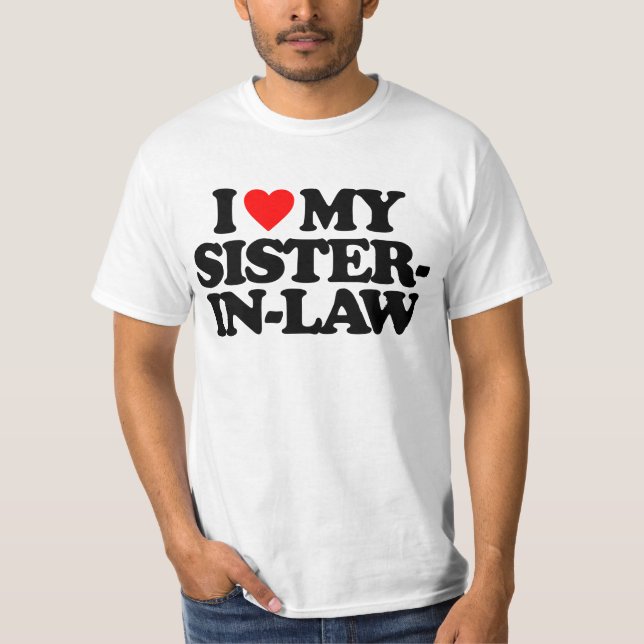 CAMISETA EU AMO MINHA CUNHADA (Frente)