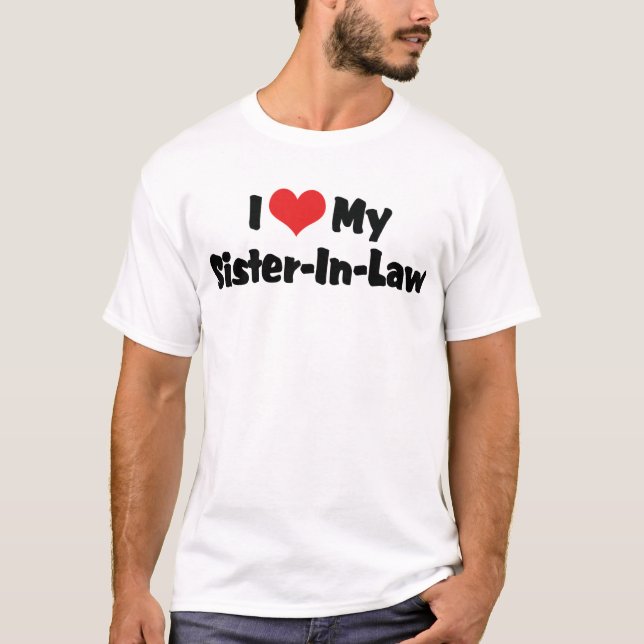 Camiseta Eu Amo Minha Cunhada (Frente)