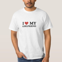 Camiseta Eu Amo Minha Edição Namorada White