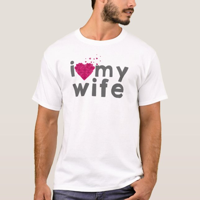 Camiseta Eu Amo Minha Esposa (Frente)