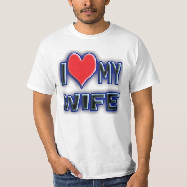 Camiseta Eu amo minha esposa (Frente)