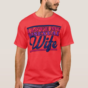 Camiseta Eu Amo Minha Esposa Bissexual