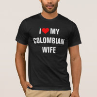 "Eu amo minha esposa colombiana"