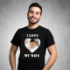Camiseta Eu Amo Minha Esposa Coração Personalizada Foto Per (Criador carregado)