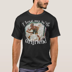 Camiseta Eu amo minha esposa e Namorada