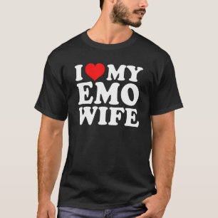Camiseta Eu Amo Minha Esposa Emo