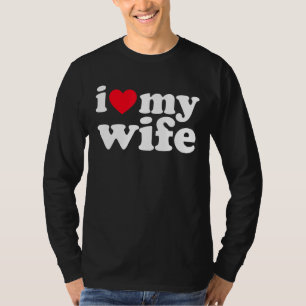 Camiseta Eu Amo Minha Esposa Engraçada