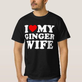 Camiseta Eu Amo Minha Esposa Ginger