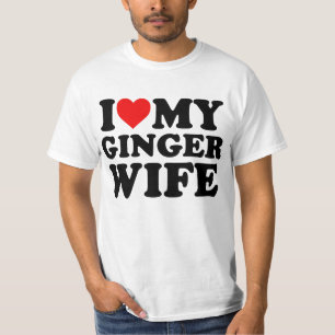 Camiseta Eu Amo Minha Esposa Ginger