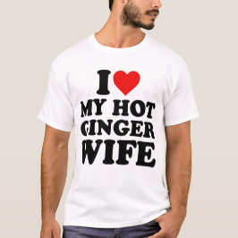 Camiseta Eu Amo Minha Esposa Ginger