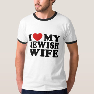 Camiseta Eu amo minha esposa judaica