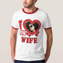 Camiseta Eu Amo Minha Esposa Personalizada