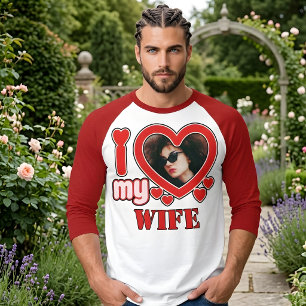 Camiseta Eu Amo Minha Esposa Personalizada