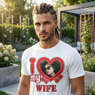 Camiseta Eu Amo Minha Esposa Personalizada