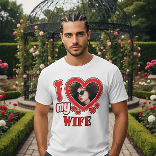 Camiseta Eu Amo Minha Esposa Personalizada