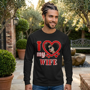 Camiseta Eu Amo Minha Esposa Personalizado