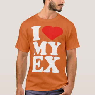 Camiseta Eu Amo Minha Ex-Camisa Eu Corto Minha Ex