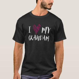 Camiseta Eu Amo Minha Família Vovô Roufit Relatives Costume