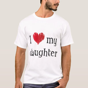 Camiseta Eu amo minha filha