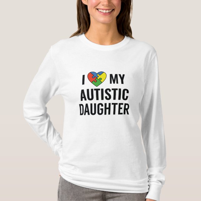 Camiseta Eu Amo Minha Filha (Frente)