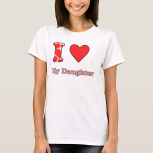 Camiseta Eu amo minha filha