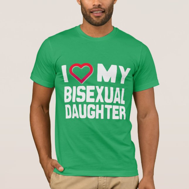CAMISETA EU AMO MINHA FILHA BISEXUAL - -... (Frente)