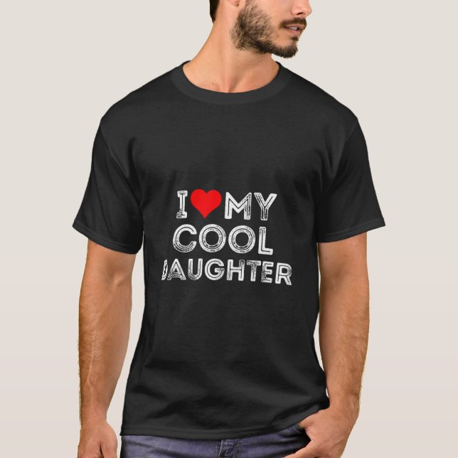 Camiseta Eu Amo Minha Filha Ele (Frente)
