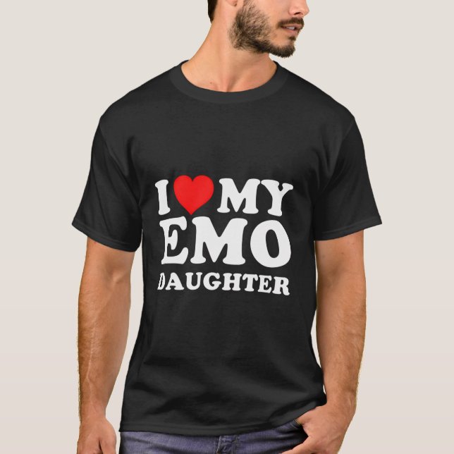 Camiseta Eu Amo Minha Filha Emo (Frente)