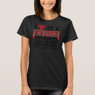 Camiseta Eu Amo Minha Filha Incrível É Meu Pulso Valenti