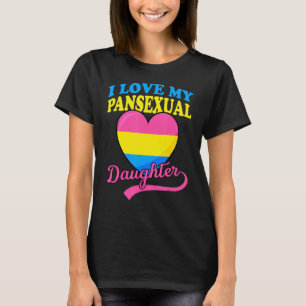 Camiseta Eu Amo Minha Filha Pansexual E Bonita Mãe Pai Lgbt